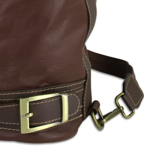 Toscanto Damen Rucksack Leder Tasche braun OTT104SN