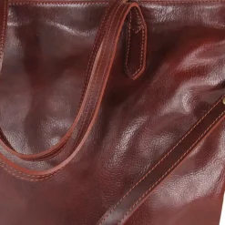 Toscanto Damen Shopper Businesstasche Leder Tasche braun OTT133SN