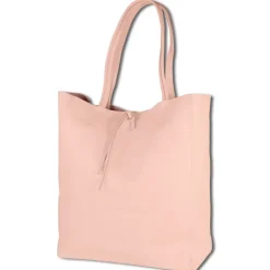 Toscanto Damen Shopper Leder Tasche rosa OTT112SA