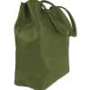 Toscanto Damen Shopper Leder Tasche olivgrün OTTM107SG