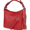 Toscanto Damen Shopper Leder Tasche rot OTT134SR