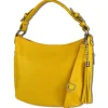 Toscanto Damen Shopper Leder Tasche gelb OTT134SY