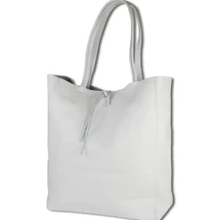 Toscanto Damen Shopper Leder Tasche weiß OTT112SW