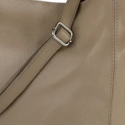 Toscanto Damen Shopper Leder Tasche taupe beige OTT159SC