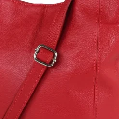 Toscanto Damen Shopper Leder Tasche rot OTT159SR