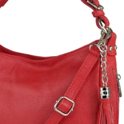 Toscanto Damen Shopper Leder Tasche rot OTT134SR