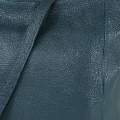 Toscanto Damen Shopper Leder Tasche türkis OTT159ST