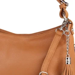Toscanto Damen Shopper Leder Tasche tan braun OTT134SN