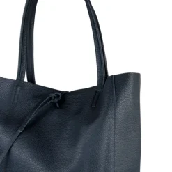 Toscanto Damen Shopper Leder Tasche blau OTT112SM