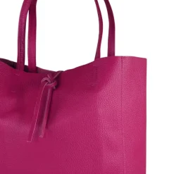 Toscanto Damen Shopper Leder Tasche pink OTT112SP