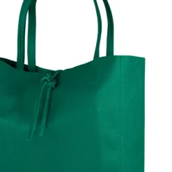 Toscanto Damen Shopper Leder Tasche türkis OTT112ST