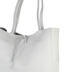 Toscanto Damen Shopper Leder Tasche weiß OTT112SW