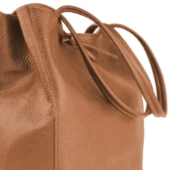 Toscanto Damen Shopper Leder Tasche tan hellbraun OTTM107SC