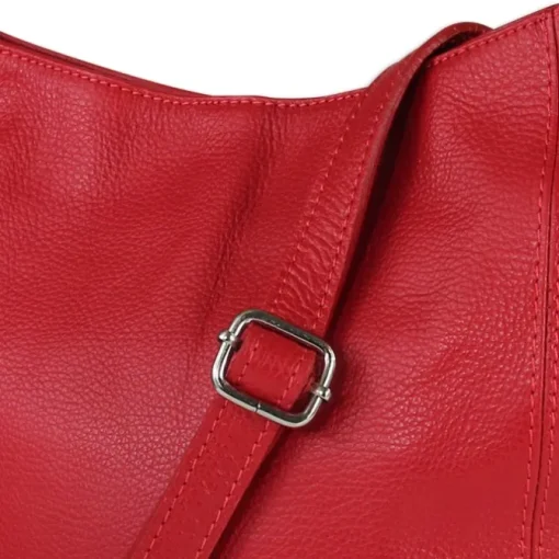 Toscanto Damen Shopper Leder Tasche rot OTT159SR