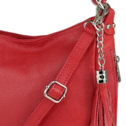 Toscanto Damen Shopper Leder Tasche rot OTT134SR