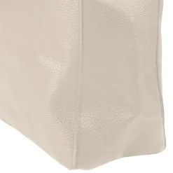 Toscanto Damen Shopper Leder Tasche beige OTTM107SI