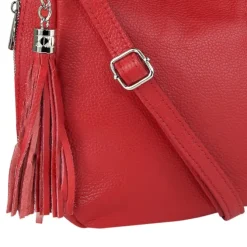 Toscanto Damen Shopper Leder Tasche rot OTT134SR
