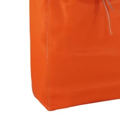 Toscanto Damen Shopper Leder Tasche orange OTT112SO