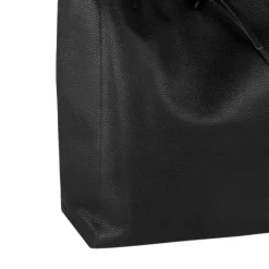 Toscanto Damen Shopper Leder Tasche schwarz OTT112SS