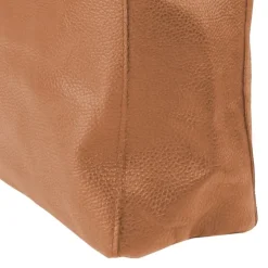 Toscanto Damen Shopper Leder Tasche tan hellbraun OTTM107SC