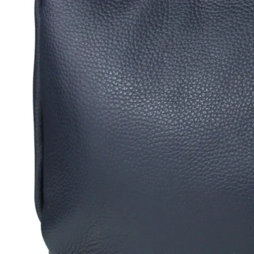 Toscanto Damen Shopper Leder Tasche blau OTT134SB