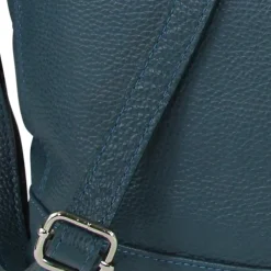 Toscanto Damen Shopper Leder Tasche türkis OTT159ST