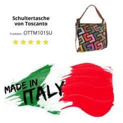Toscanto Damen Shopper Leder Tasche OTTM101SU