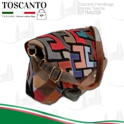 Toscanto Damen Shopper Leder Tasche OTTM101SF