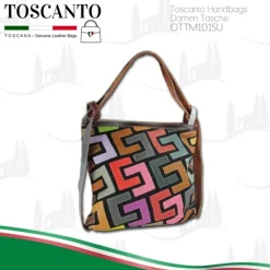 Toscanto Damen Shopper Leder Tasche OTTM101SU
