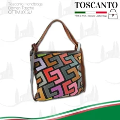 Toscanto Damen Shopper Leder Tasche OTTM101SU