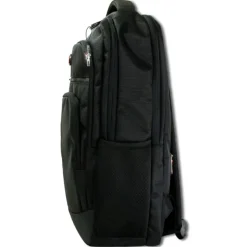Travel N Meet Laptoprucksack, Notebooktasche gepolstert schwarz ORD212S
