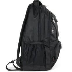 Travel N Meet Laptoprucksack, Notebooktasche gepolstert schwarz ORD4203S
