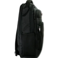 Travel N Meet Laptoprucksack, Notebooktasche gepolstert schwarz ORD212S