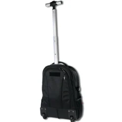 Travel N Meet Rucksack, Reisetasche Polyester schwarz Trolley mit Laptopfach ORD4206S