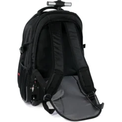 Travel N Meet Rucksack, Reisetasche Polyester schwarz Trolley mit Laptopfach ORD4206S