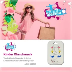 TW Kinder Ohrstecker 3er Set Tiere 925er Silber SDS803