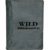 Wild Things Only blau-grau Portemonnaie echtes Leder Herren OPJ100B