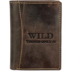 Wild Things Only braun Leder Portemonnaie OPJ100N