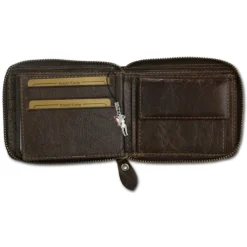 Wild Things Only Börse braun Portemonnaie Geldbeutel Leder RFID Schutz OPJ112N