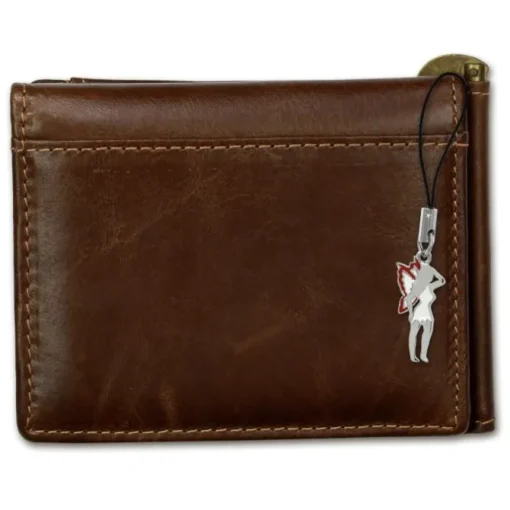 Wild Things Only Echtleder RFID braun Portemonnaie Dollarclip OPJ121N