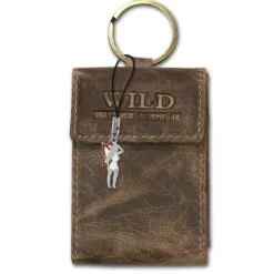 Wild Things Only Etui, Leder braun Minibörse Schlüsseltasche OPJ904N
