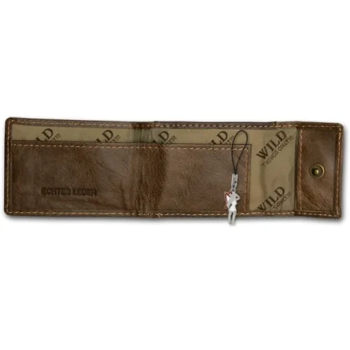 Wild Things Only Etui, Leder braun Minibörse Schlüsseltasche OPJ904N