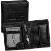 Wild Things Only Leder schwarz RFID Schutz klein Brieftasche OPJ115S