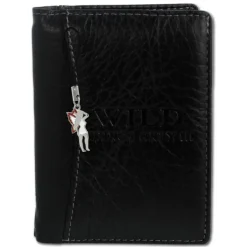 Wild Things Only Leder schwarz Portemonnaie Herren RFIDSchutz OPJ113S