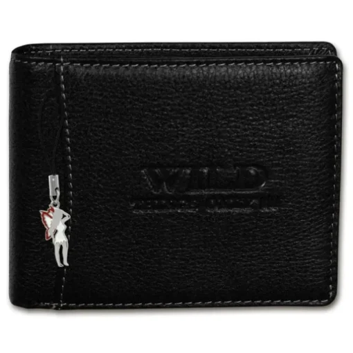 Wild Things Only Leder schwarz Portemonnaie Querformat Börse OPJ114S