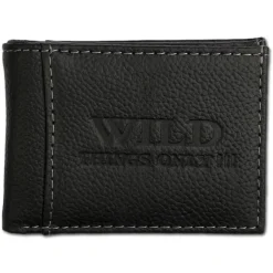 Wild Things Only Leder schwarz Portemonnaie Minibörse RFID OPJ800S