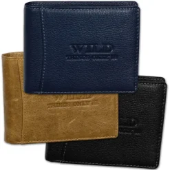 Wild Things Only Leder schwarz Portemonnaie Querformat Börse OPJ114S